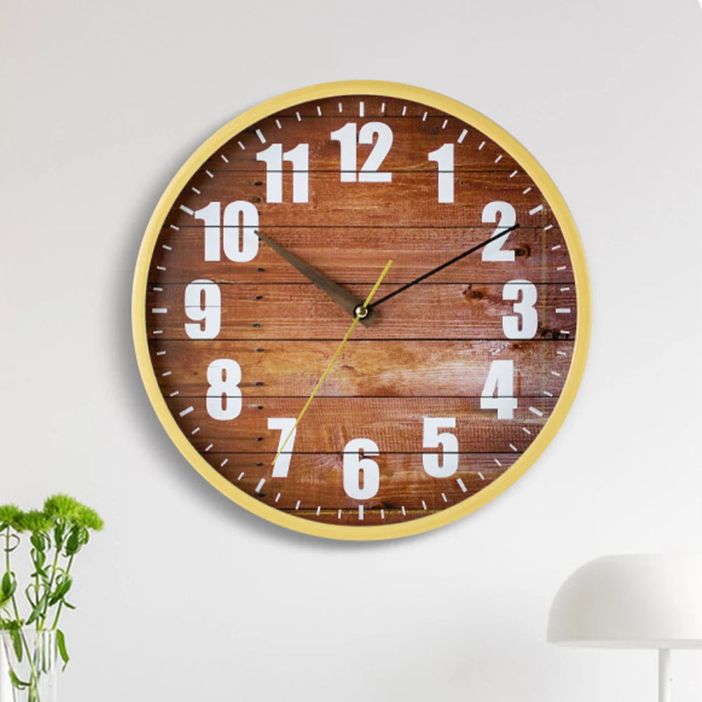 

Round Wall Clock Large Silent Mute Decorative for Bedroom Office Home Living Room Modern Nordic Style Non Ticking Hanging