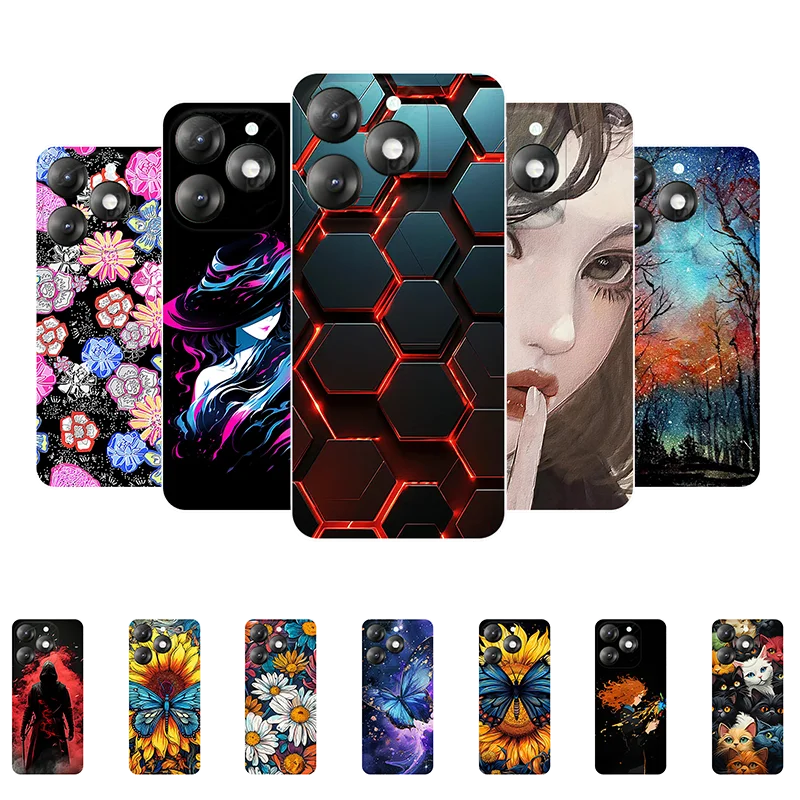 For Itel A70 Case Animals Cool Soft Silicone TPU Back Cover Phone Cases For Itel A70 A665L Protector A 70 funda Para ItelA70