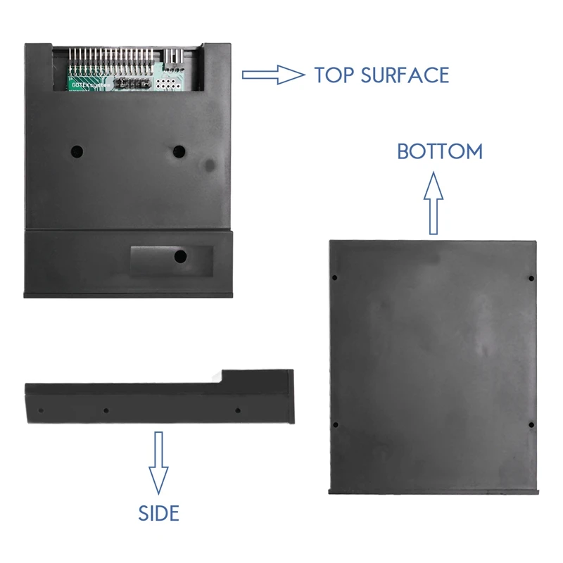 

Версия Sfr1M44-U100K, черный 3,5-дюймовый 1,44 МБ USB-эмулятор дисковода SSD для электронной клавиатуры Korg Gotek-PZZW
