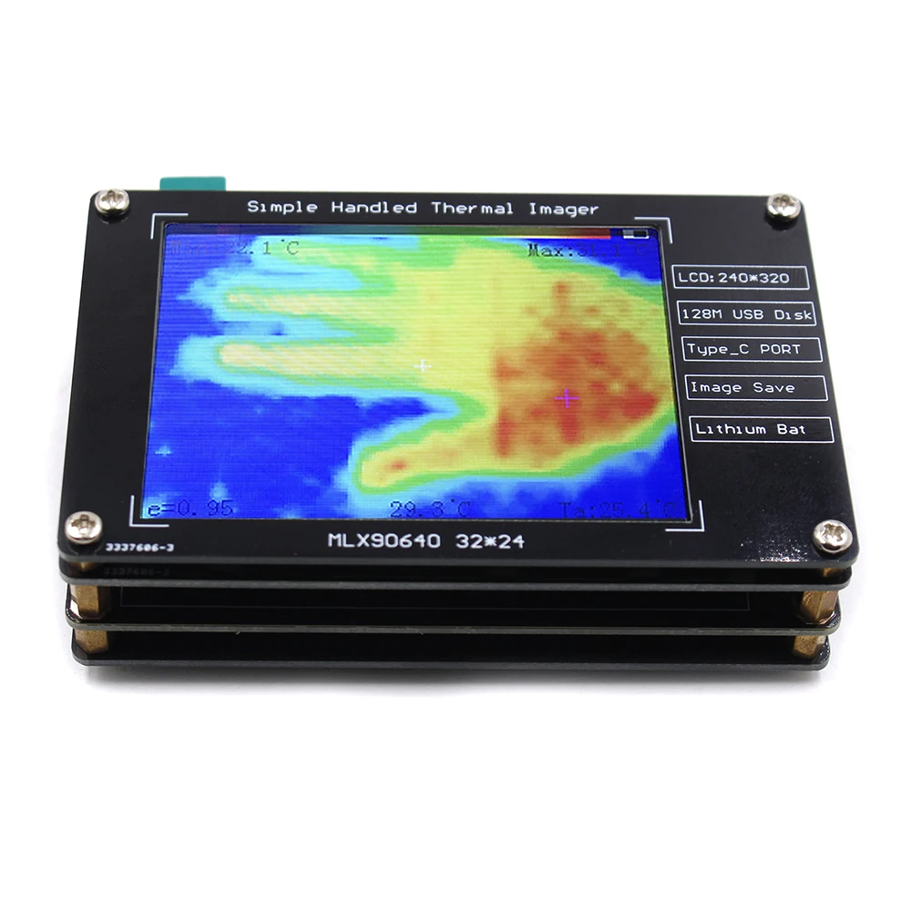 

Infrared Thermal Imager 2.8-inch LCD Industrial Thermal Imager Temperature Detection Handheld Thermal camera