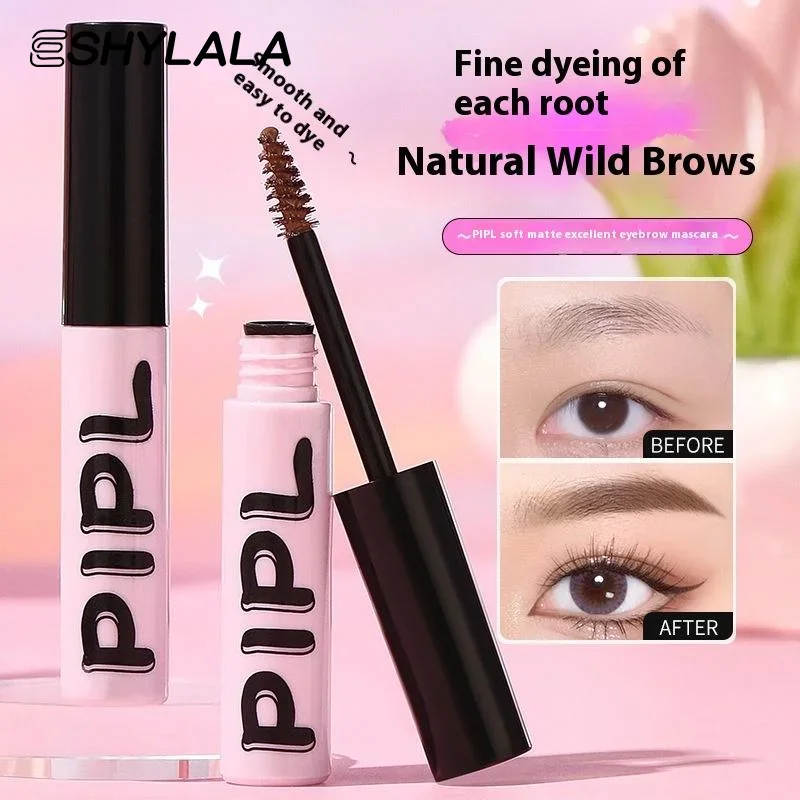 Fiber Brow Mascara Dauerhafte natürliche Augenbrauen-Färbecreme, vegane Formel, Wachstumsverdickung, Augenbrauen-Styling-Creme, Augenbrauenverstärker
