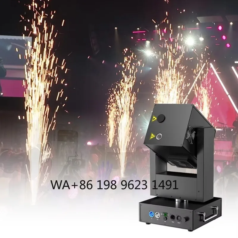 700W Rotary Cold Spark Machine DMX Control Stage Effect Light for Wedding Party Concert Club Live Event Stage Decoration
