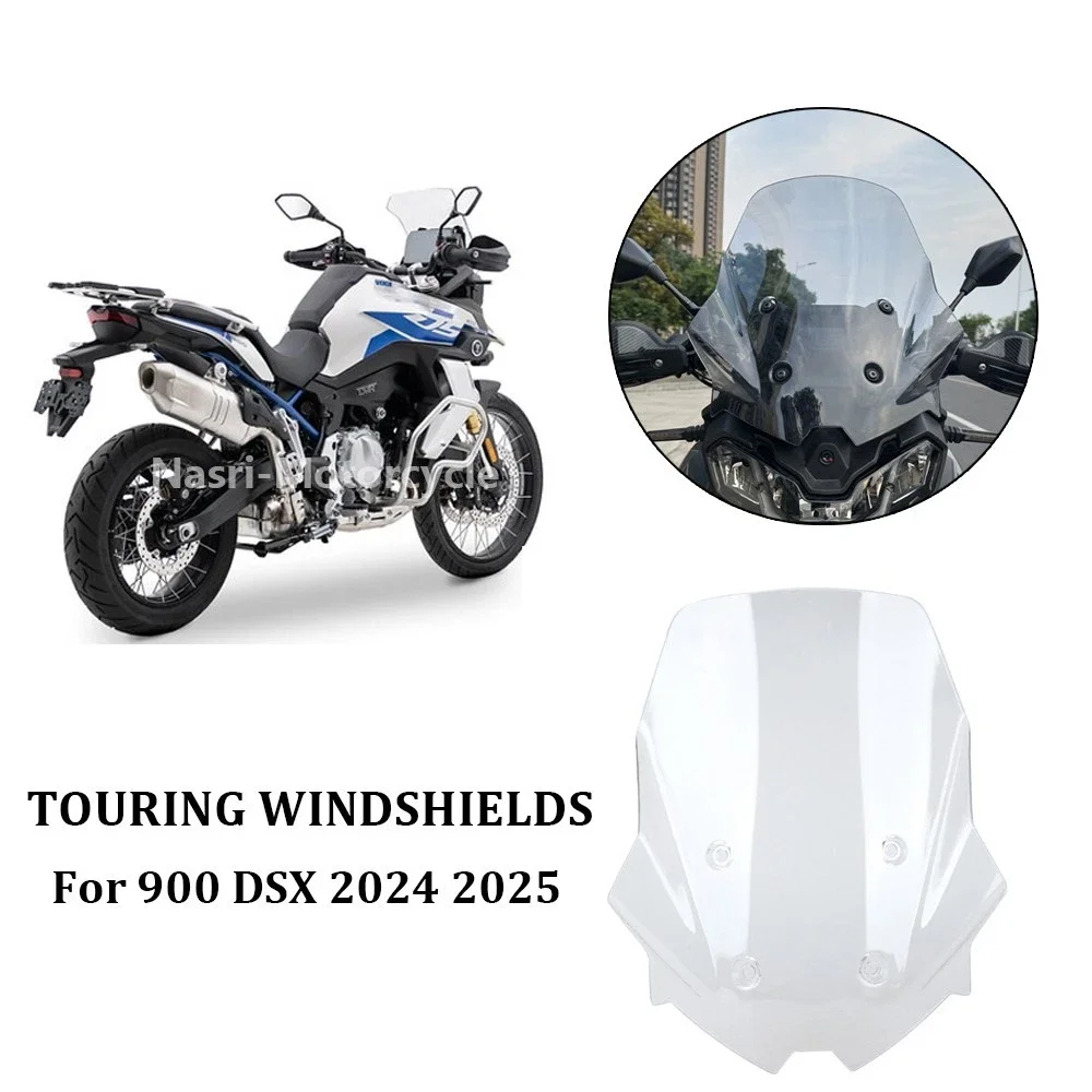 

For Voge 900 DSX Motorcycle Touring Visor Screen Tall Windshields Case Upper Windscreen Wind Deflector Fairing Cover 2024 2025