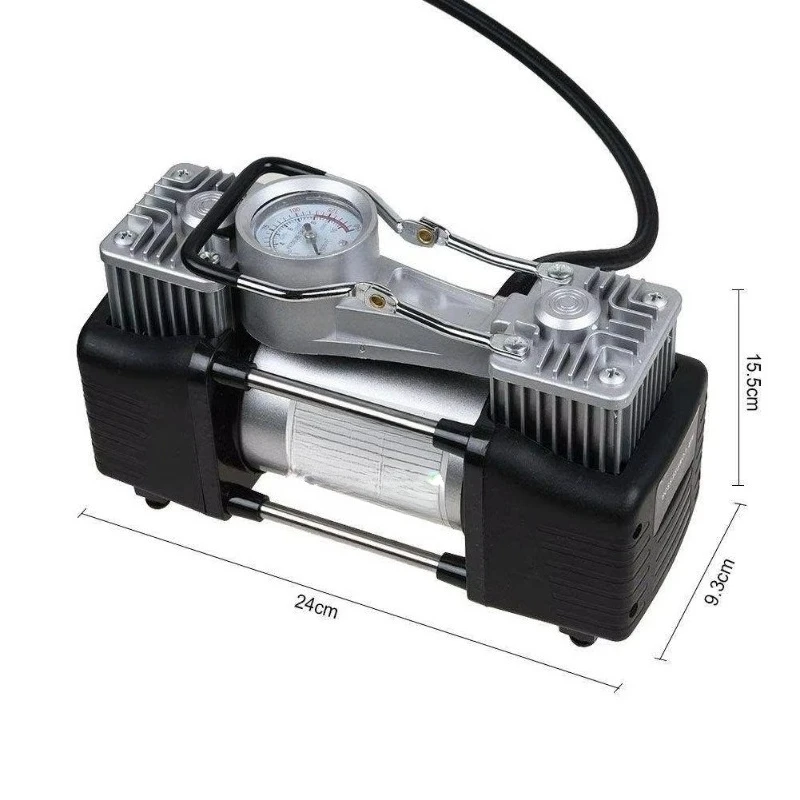 

SXLL 12V Emergency Repair High Power Car Twin Cylinder Portable Fast Pneumatic Tire Car Tools Pump Tire Inflator