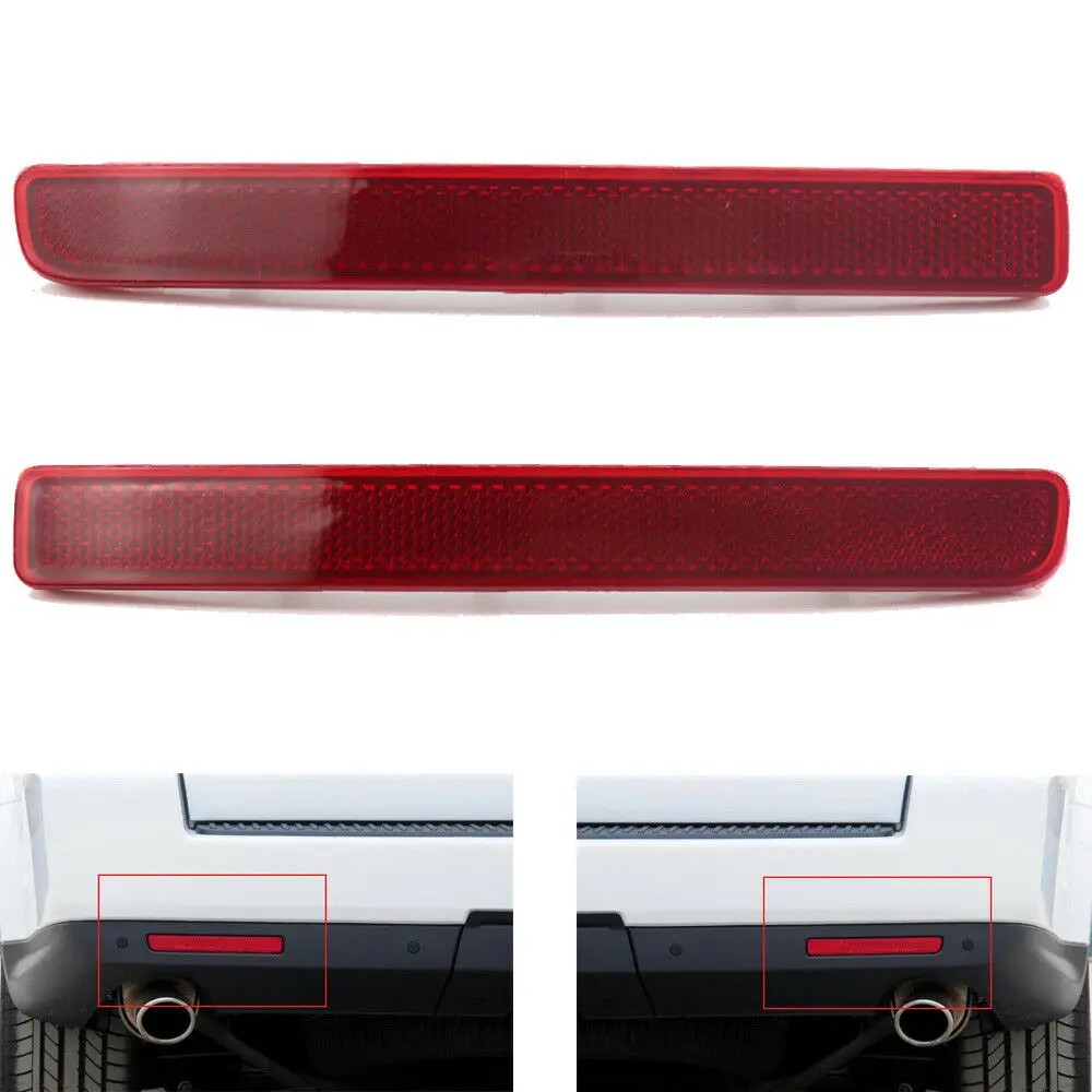 Car Auto Red Lens Rear Brake Rear Bumper Light Corner Reflector Taillight for 3 4