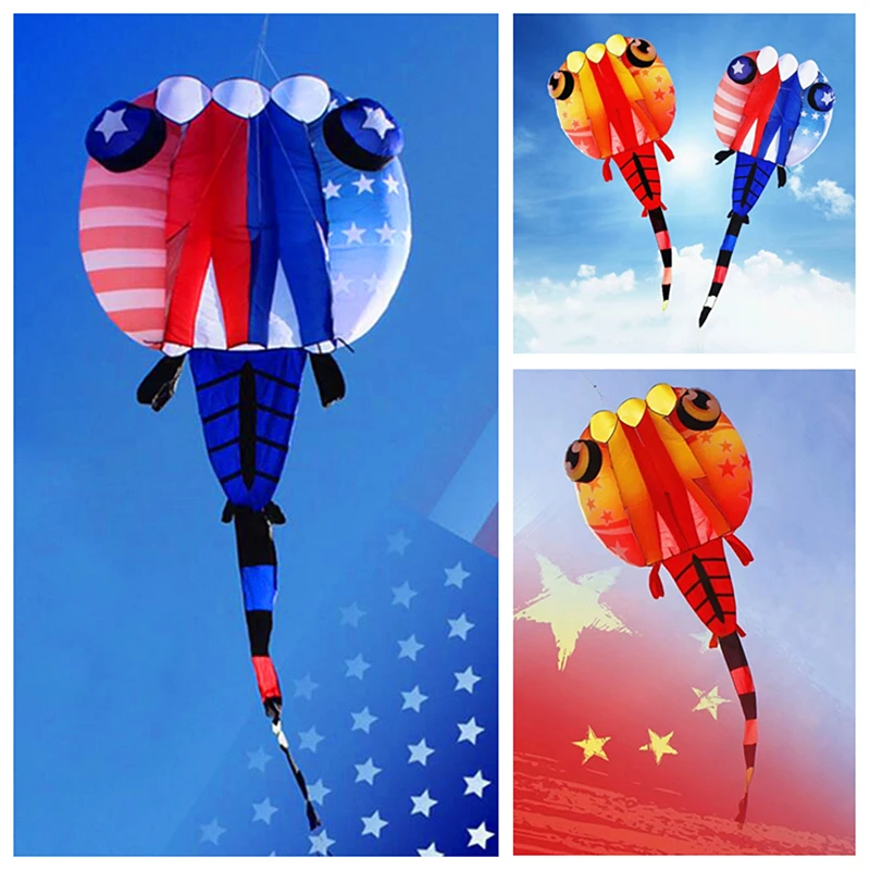 free shipping large tadpole kite for adults soft kites outdoor toys flying jellyfish trilobites kites factory Line winder nobori