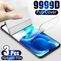 3PCS Hydrogel Film For Oneplus 8T 7T 6T 5T 3T Screen Protector For Oneplus 7 6 5 3 Nord N100 N10 5G