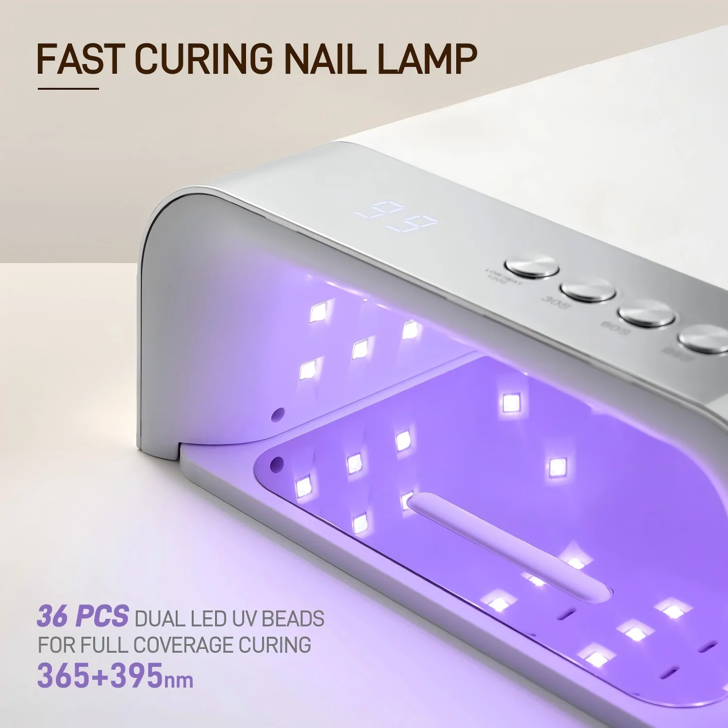 Professional  UV LED Nail Lamp With Automatic Sensing 36LEDS  Nail Dryer for Curing Gel Polish  Nail Art Tools Accessories