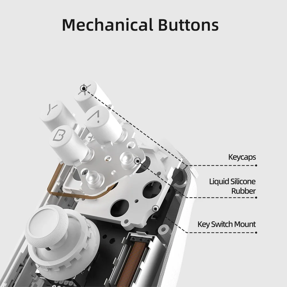 Mobapad M6 Kabelloser Gemini Gamepad für Nintendo Switch / Switch OLED Hall-Effekt-Joystick HD-Vibration / 6-Achsen-Gyroskop Joy-Pad – Detail 10