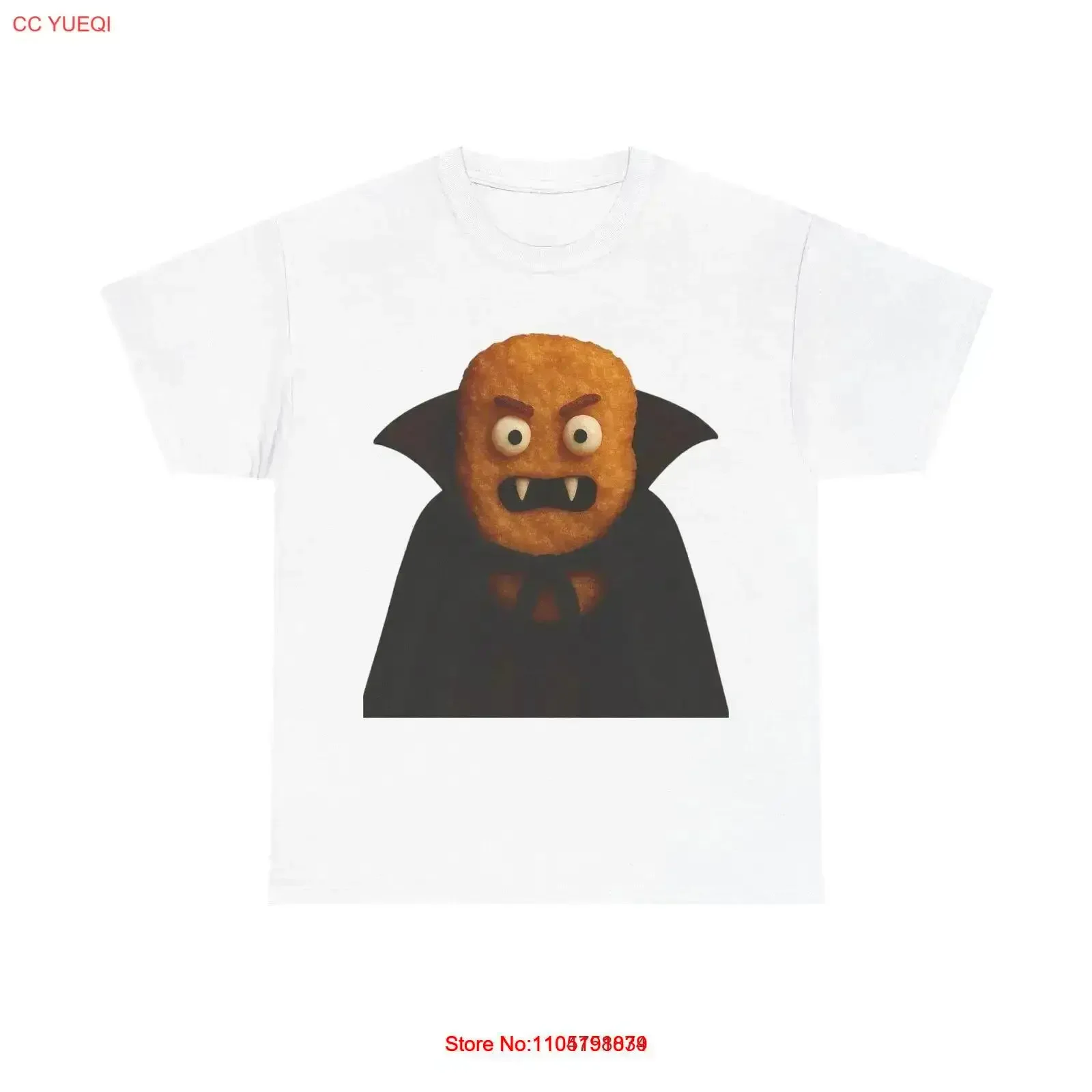 

Футболка для взрослых с курицей, самородком, вампиром, забавный юмор, Хэллоуин Дракула, винтажная стираная графика, модная растягивающаяся повседневная винтажная мягкая футболка