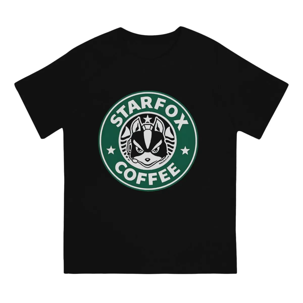 Star Fox Game Newest TShirt for Men Starfox Round Neck Basic T Shirt Personalize Gift Clothes Tops