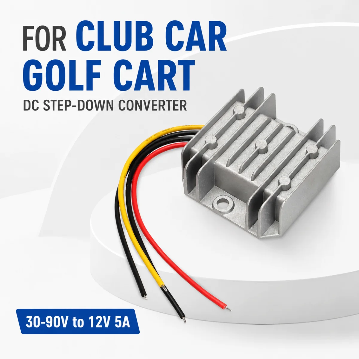 30-90V to 12V 5A 4L Aluminum DC Step-Down Converter Voltage Regulator Power Module