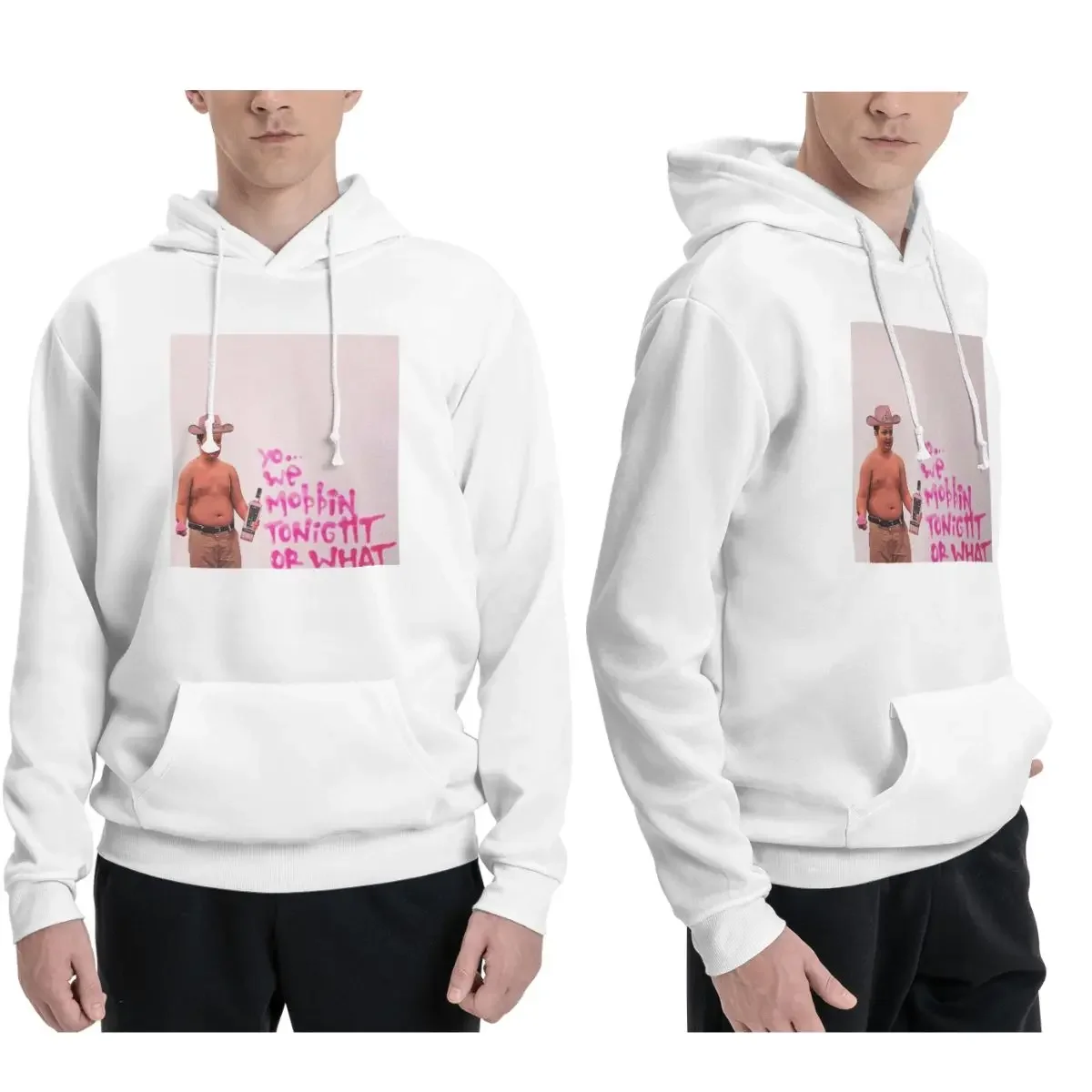 

Gibby розовая ковбойская шляпа Mobbin Or What толстовки мужские женские повседневные пуловеры толстовка модная уличная одежда с длинными рукавами осень-зима