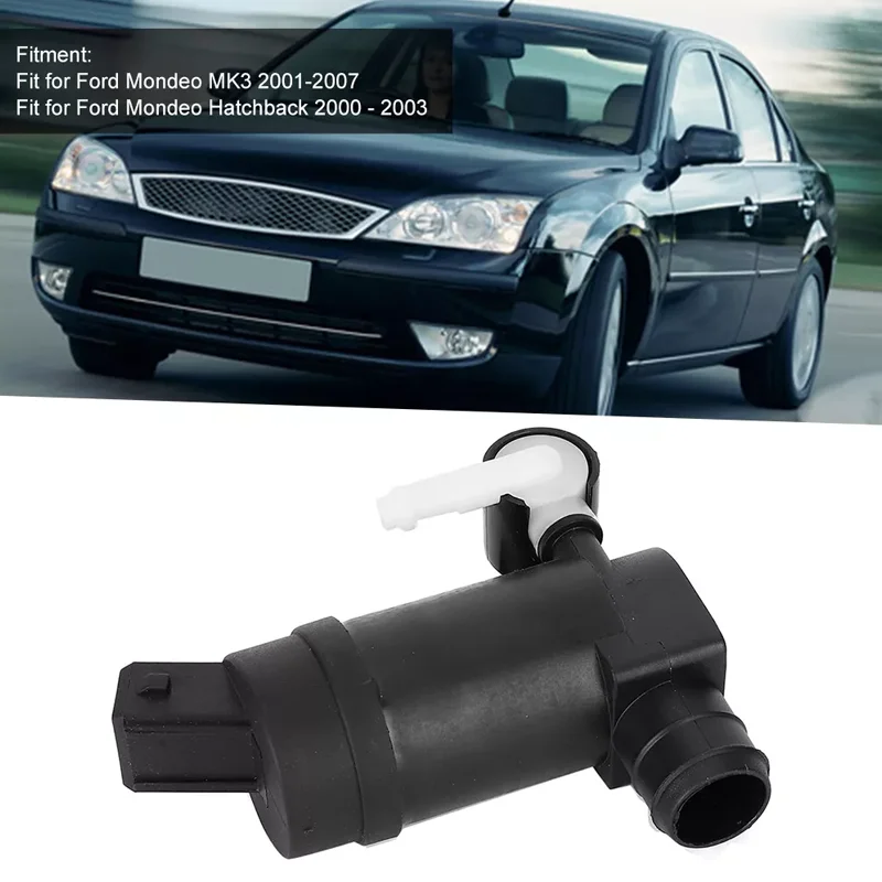 Twin Outlet Windshield Wiper Washer Pump 1145866 Replacement Part