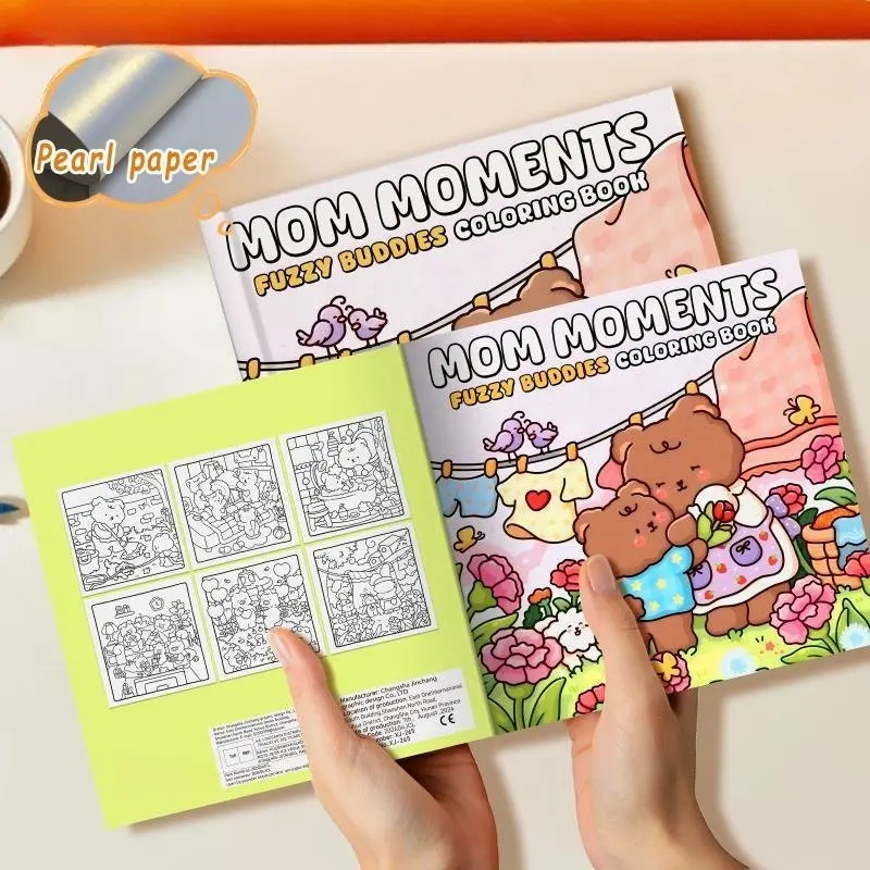Creative Cartoon Coloring Book for Adults Teens Stress Relief Educational Doodles Graffiti Art Gift for Men Women