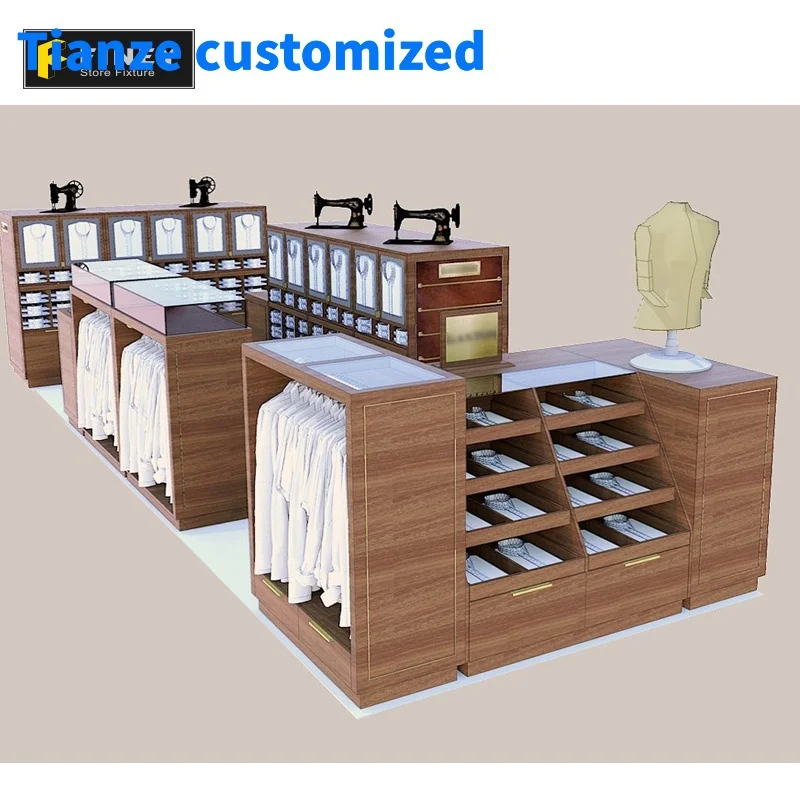 

（customized）China Supplier New Style Display Clothing Kiosk Design Mall Sale