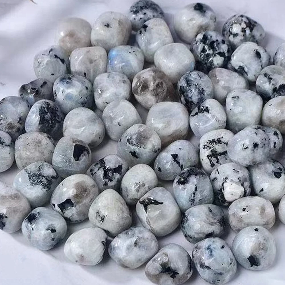 Natural MoonStone Tumbled Stone Healing Reiki Crystal Yoga Meditation Accessories Landscaping Stones Home Decoration