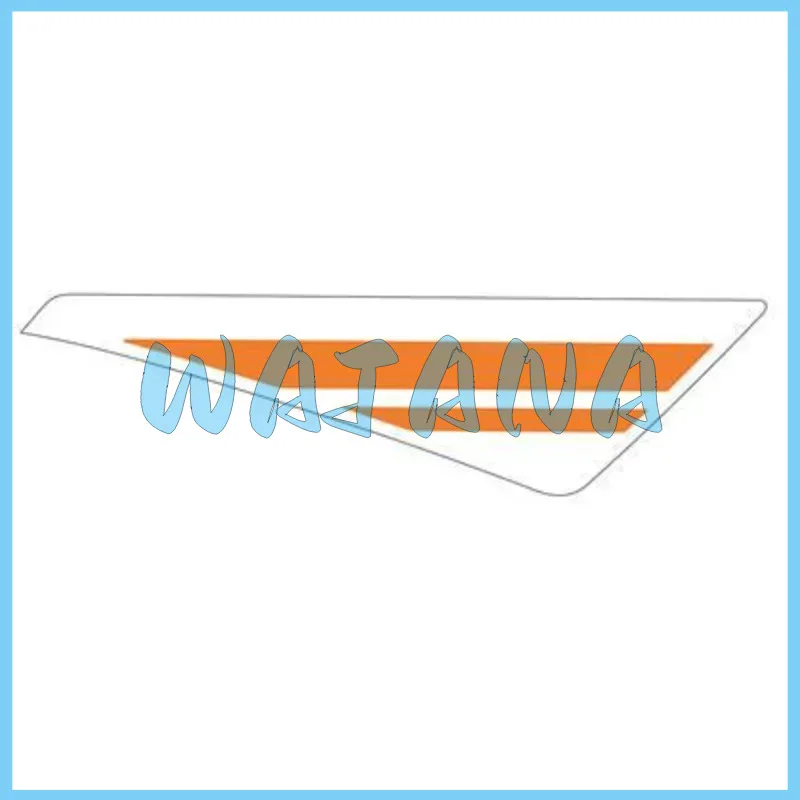 Kd150-u1 Front Upper Fender Left / Right Decal (bright Orange/leather Texture Material) 1210312-548000 / 1210312-549000