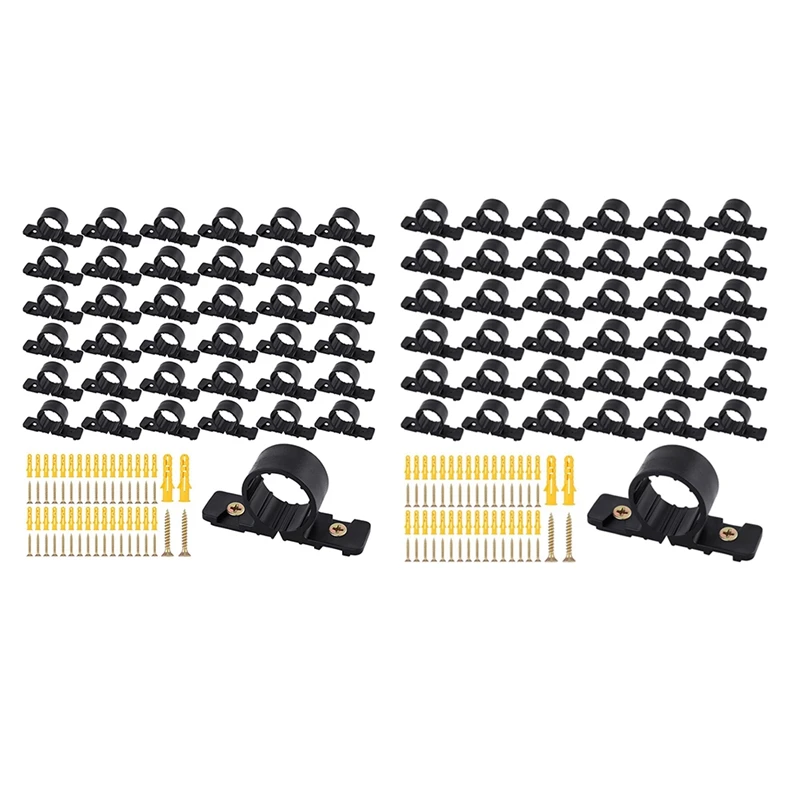 

Горячие 50-упаковочные опоры для труб, подвесные хомуты для труб Pex, опорные для труб с винтами для труб Pex, меди, CPVC