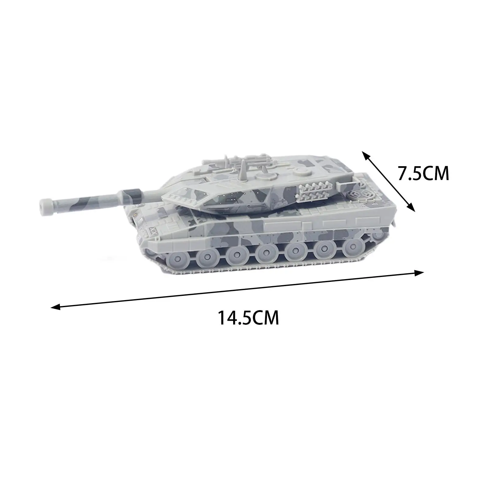Assembly Tank Model Kits Simulation Toy Portable Birthday Presents Development Sand Table Toy Armored Vehicle Model for Tools