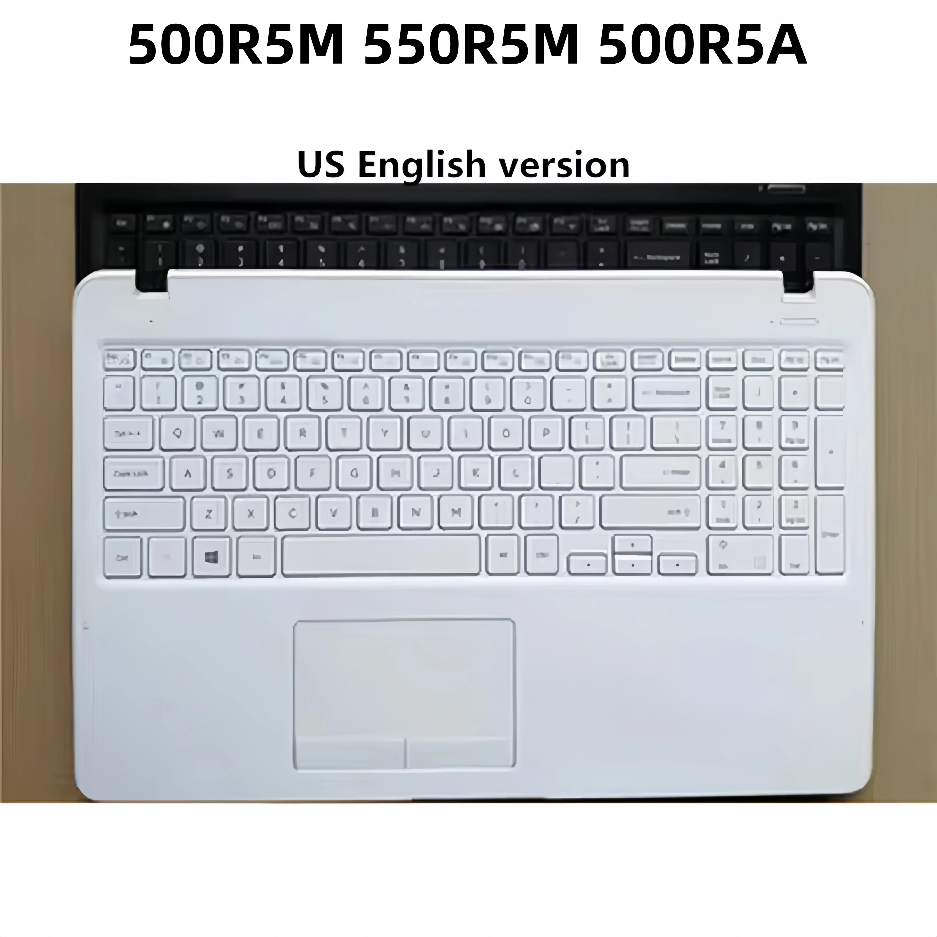Nowa obudowa górna z klawiaturą (palmrest) do SAMSUNGG 500R5M 550R5M 500R5A 501R5A 5500RM, dolna obudowa, podstawa, korpus.