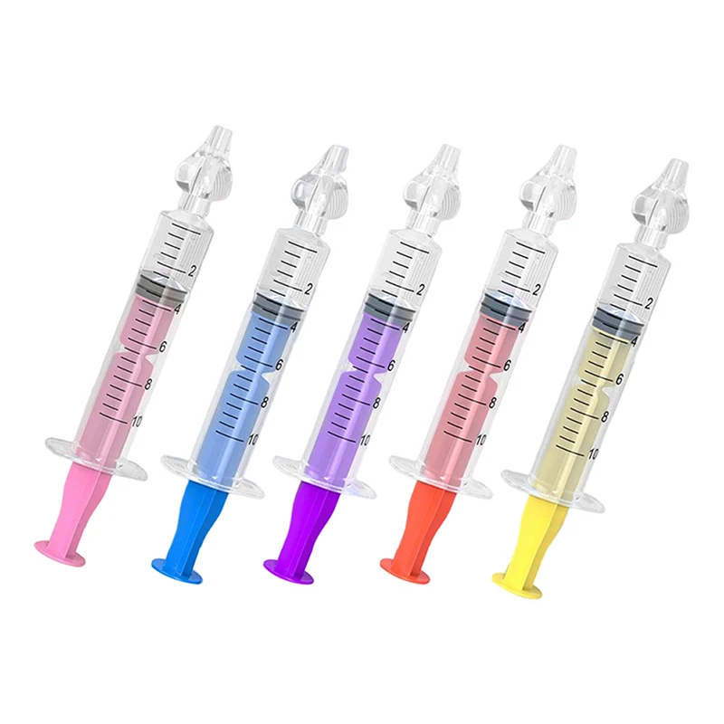 10ML Baby Syringe Silicone Nasal Aspirator Nasal For Baby Infant Safe Nasal Washer Needle Tube Cleaner Newborns Nose Cleaner