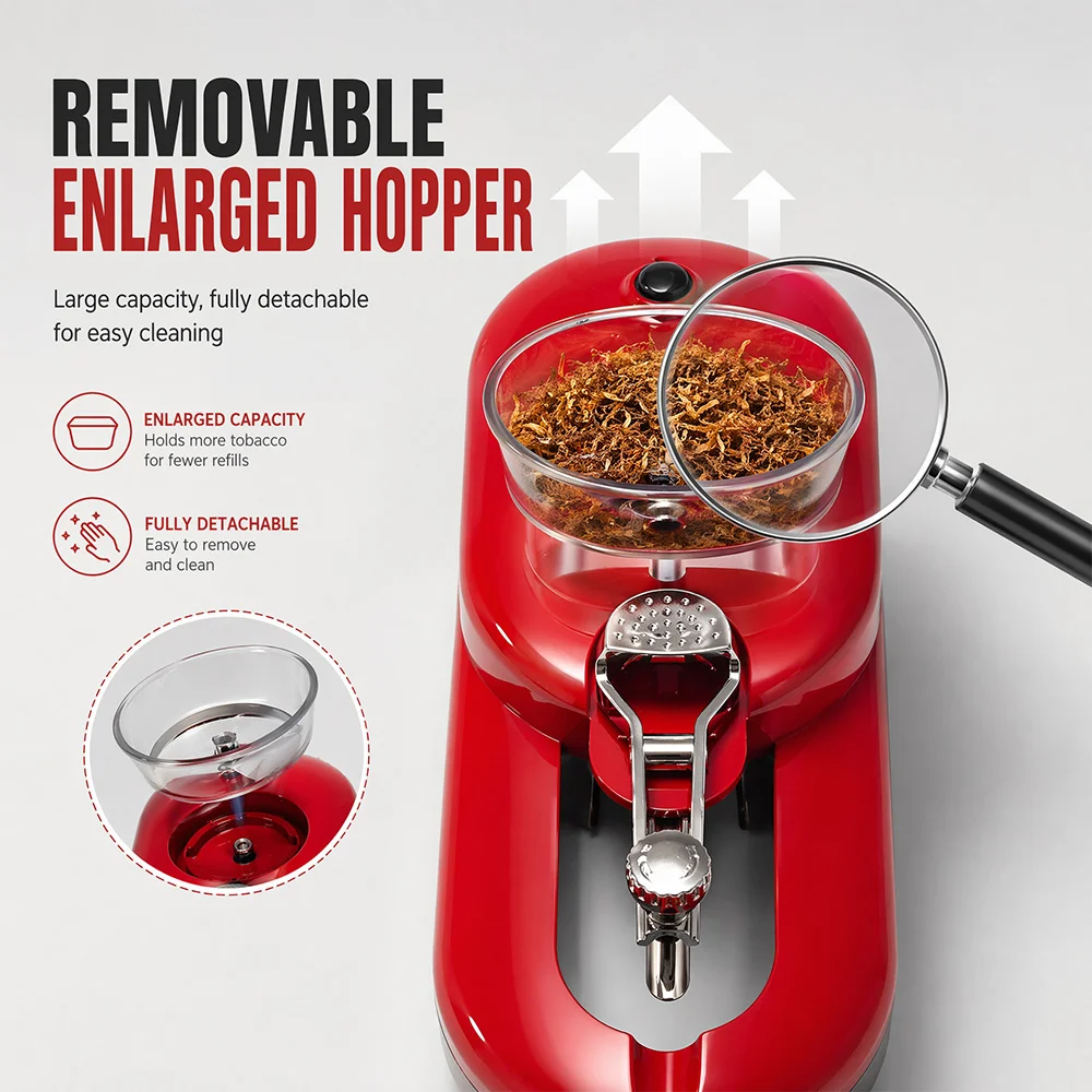 Cappsu Portable Electric Cigarette Machine Herb Injector with Grinding And Filling Function for Herbs And Grass Threads - view 3