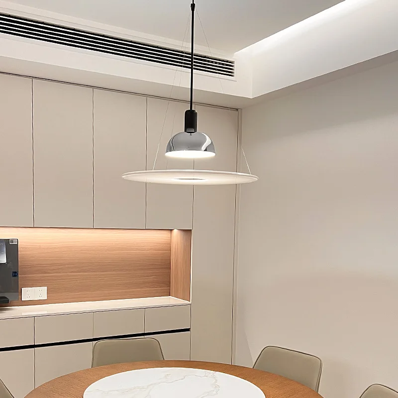 

Modern LED ceiling chandelier dining room bedroom bedside creative art simple flying saucer design dining table Hanging lamps