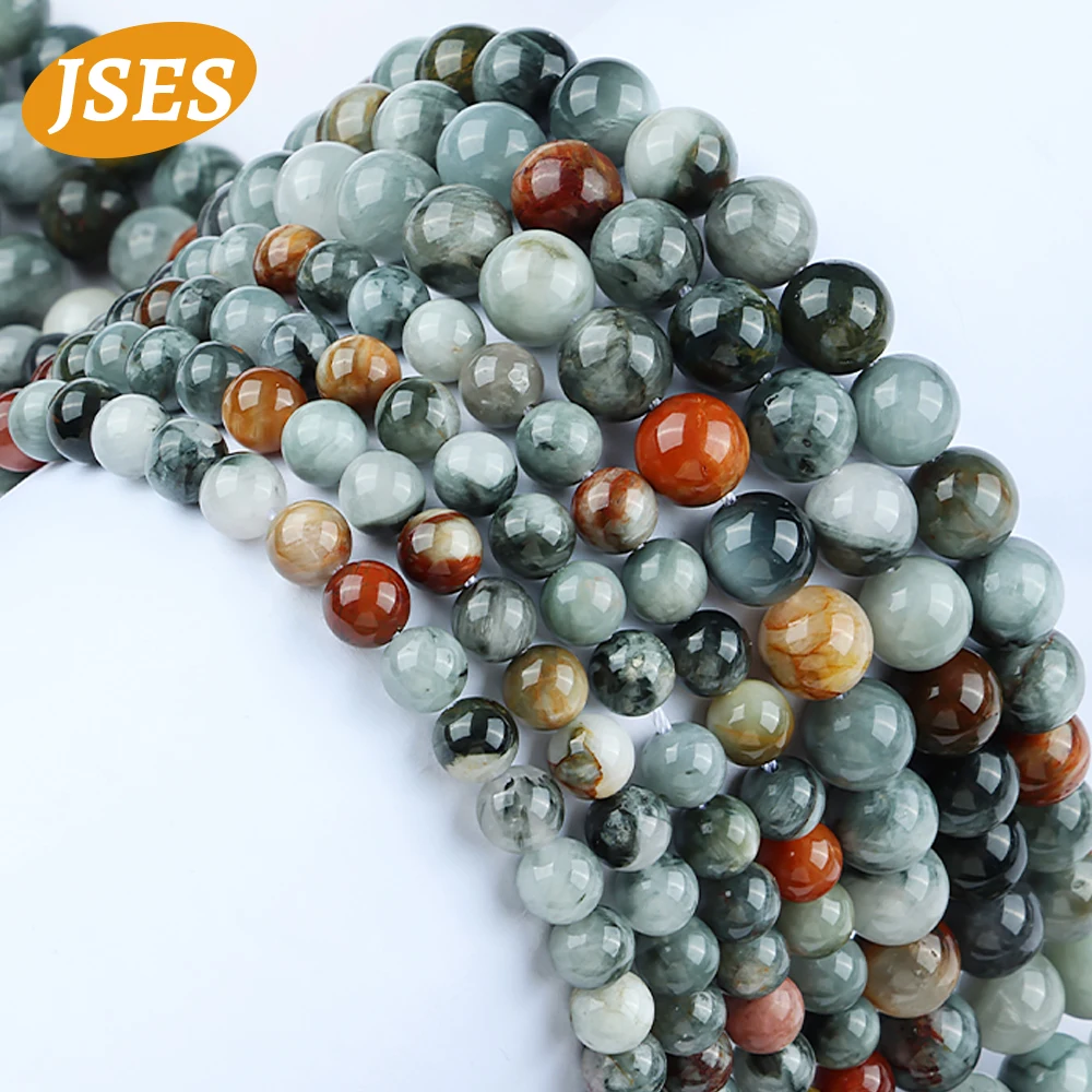 

Natural Colorful Hawk's Eye Beads Loose Spacer Stone Beads for Jewelry Making 6/8/10mm Bracelet Necklace Charms DIY Accessories