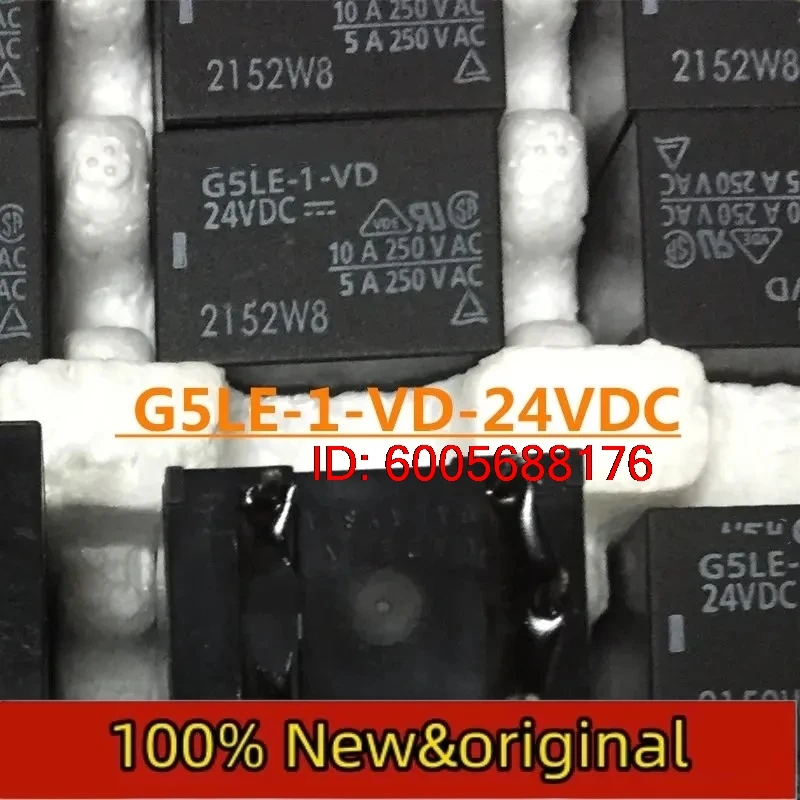 5pcs New Relays G5LE-1-VD 24VDC G5LE-14 relay