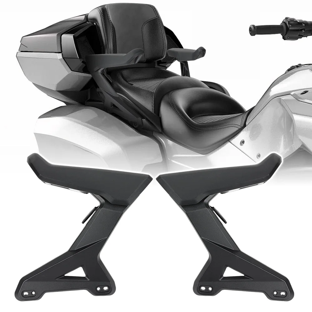 

Passenger Armrests Rear Arm Rest Kit 219400726 For Can-Am Spyder F3 F3-S F3-T F3 Limited Black Bracket Support 2015-2025 ON-Road