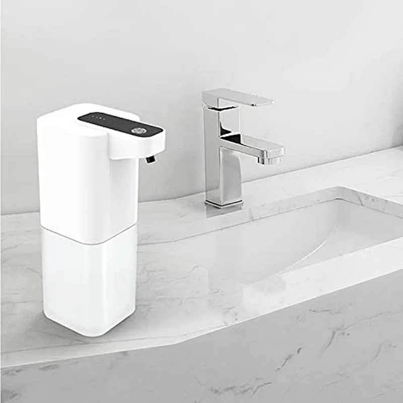 وعاء توزيع الصابون الأوتوماتيكي USB قابلة للشحن رغوة Touchless اليد الحرة المحمولة رغوة الصابون السائل موزع للمطبخ الحمام