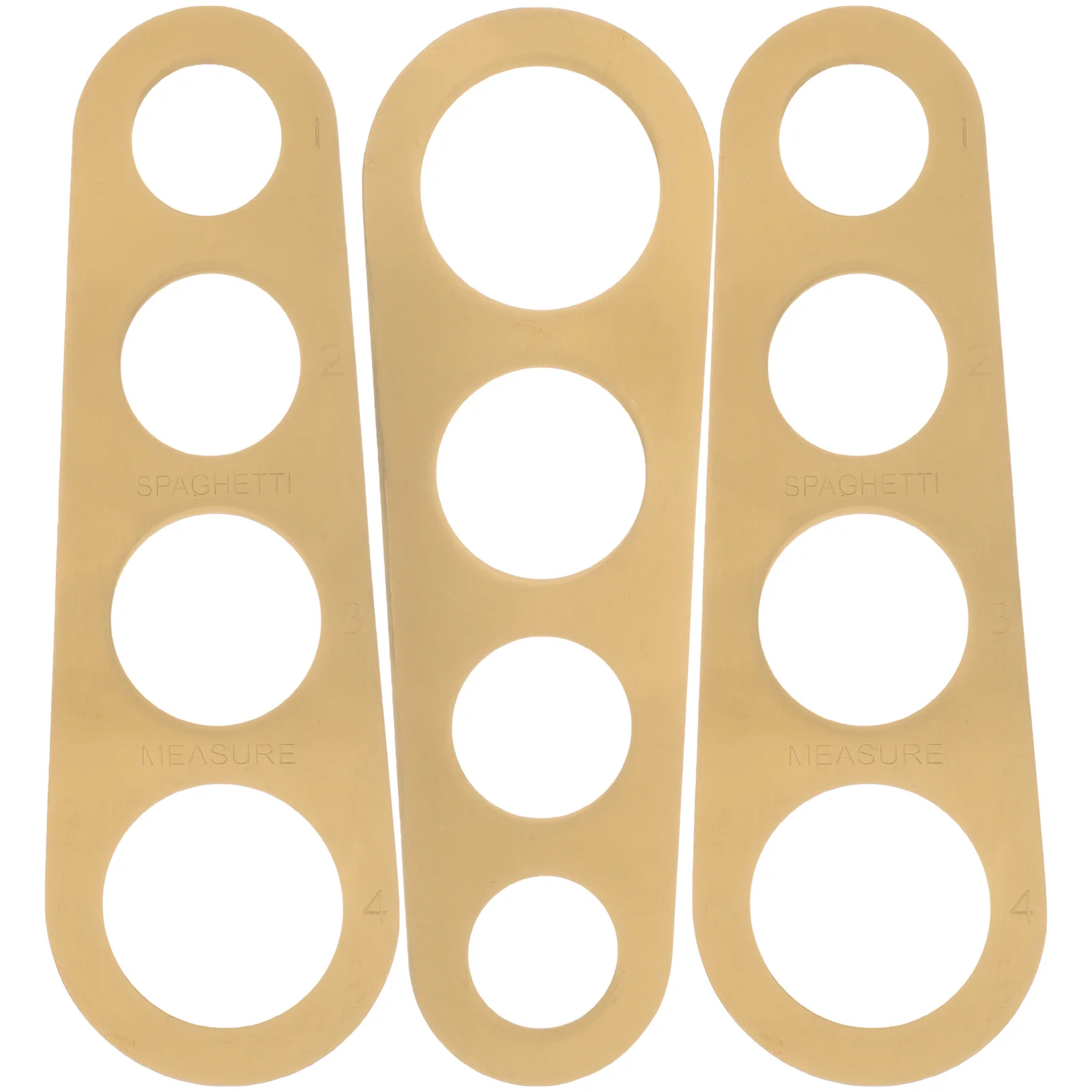 

3Pcs Stainless Steel Spaghetti Measuring Ruler Pasta Portion Control Noodle Measuring Gadget Spaghetti Measure Tool