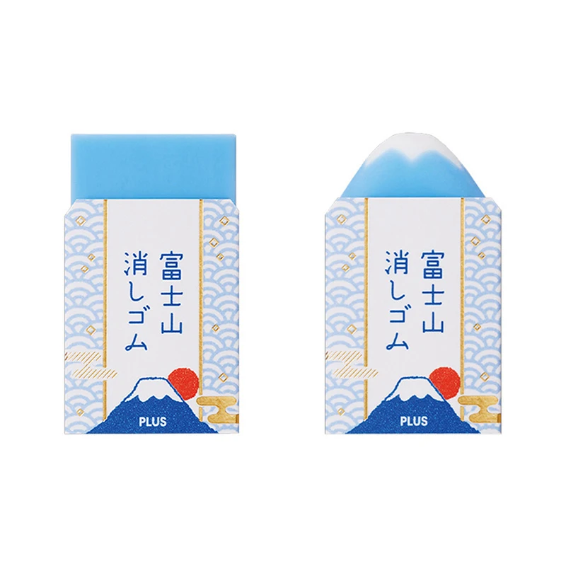 Creative Japanese Fuji Mountain Eraser Air-in Erasers for Pencils Cleaning Students Stationery Office School Supplies