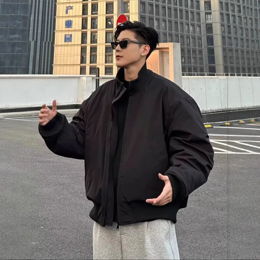 

Flight Instructor Jacket For Men, Spring And Autumn New Thickened Short Silhouette Coat Trendy