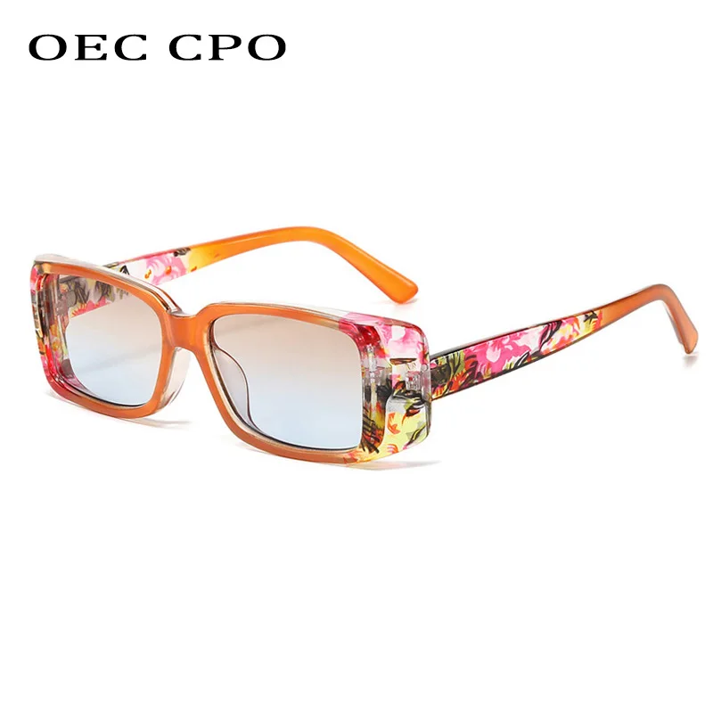 

Colorful Square Sunglasses Women Fashion Shades Punk Trending Sun Glasses Female Brand Designer Multicolor Gradient Eyewear