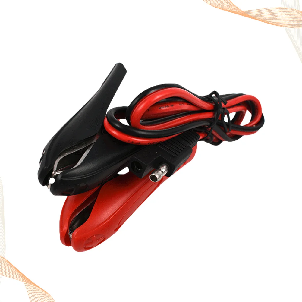 

Sae 2 Pole Plug Connector Cable For Automotive Solar With Alligator Clip Conversion Durable High Temp