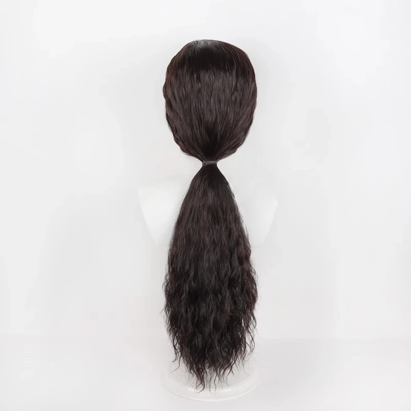 Movie Wicked Elphaba Cosplay Wig Adult Women Long Black Curly Braid Synthetic Hair Wigs Halloween Accessories Props