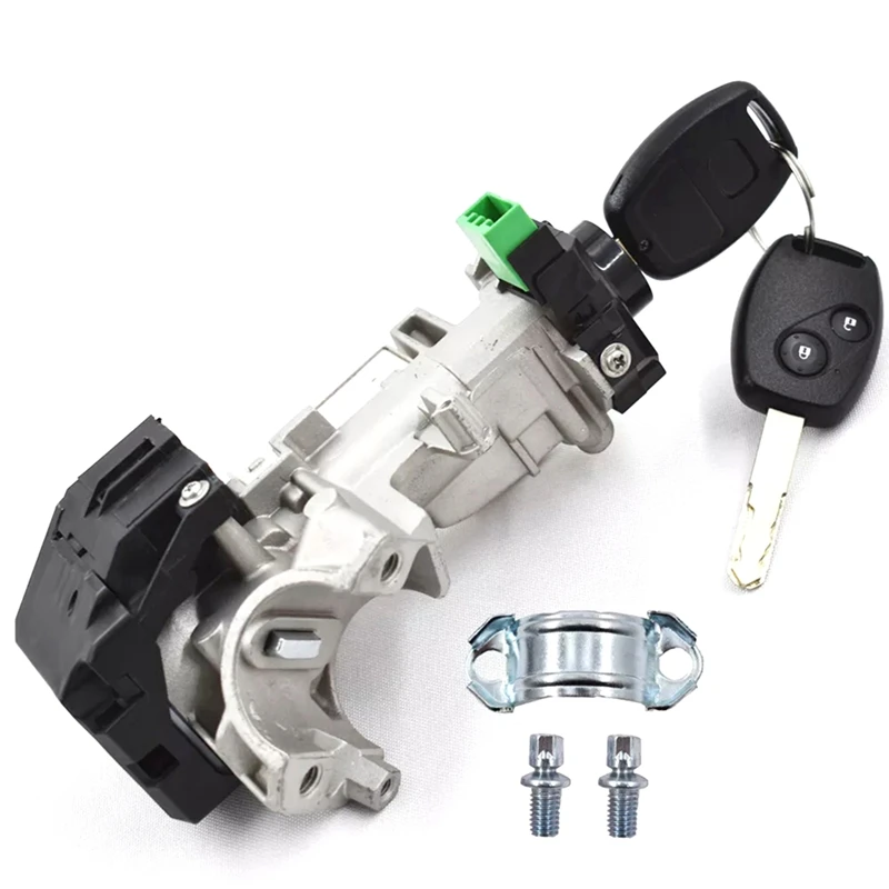 For Honda Civic 1.8L SOHC 2007-2011 Ignition Lock Cylinder Switch W/2 Keys Ignition Switch Lock 06350-SAA-G302