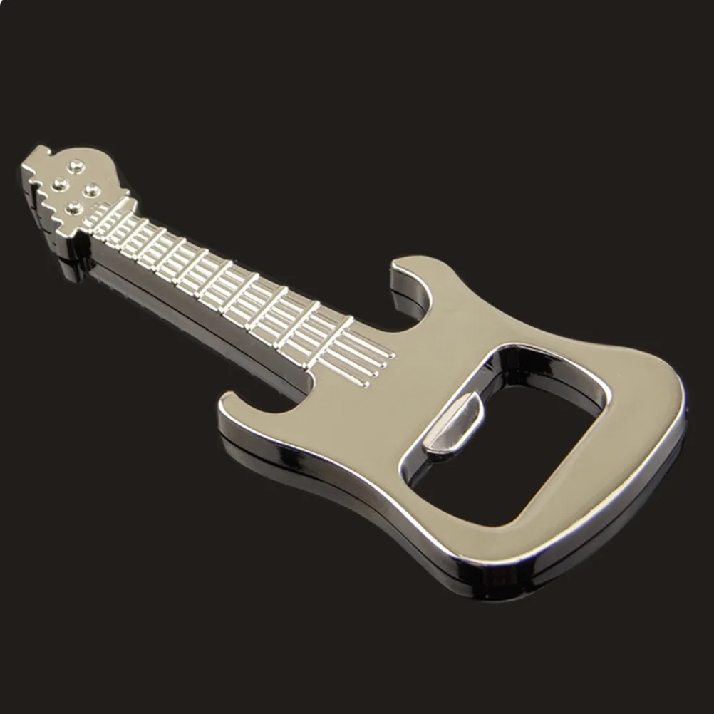 

Guitar Shaped Bottle Opener Keychain Compact Size Easy to Carry Metal Beer Can Opener for Men Women Gifts