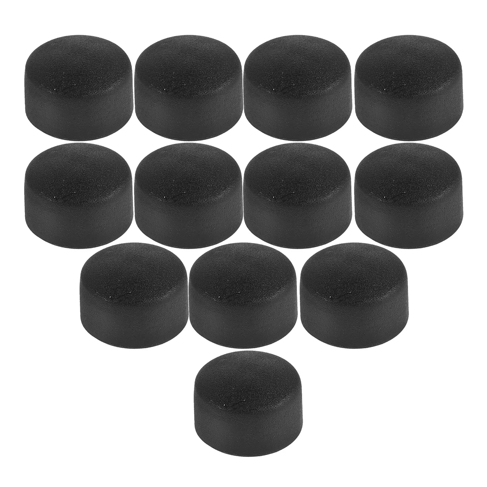 12Pcs Table Football Pole End Caps Plastic Rod Tip Covers Secure Fit Protective Foosball Table Accessories for Indoor Recreation