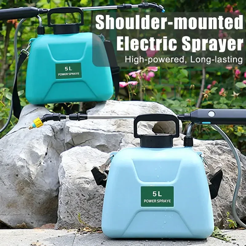 Portable Electric Watering Can Garden Sprayer - Multifunctional Household Spray Gun for Efficient Flower Watering&Disinfection