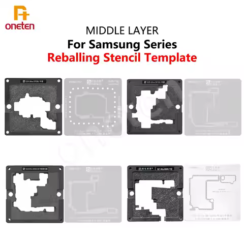 Middle Layer Reballing Stencil Template Station For Samsung S21 S22 S23 S24 Ultra S21Ultra S23Ultra Solder Tin Planting Net