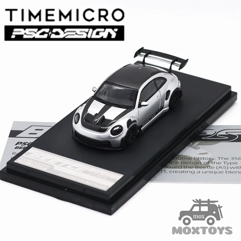 

TimeMicro × PSC DESIGN 1:64 Silver RS Diecast Model Car