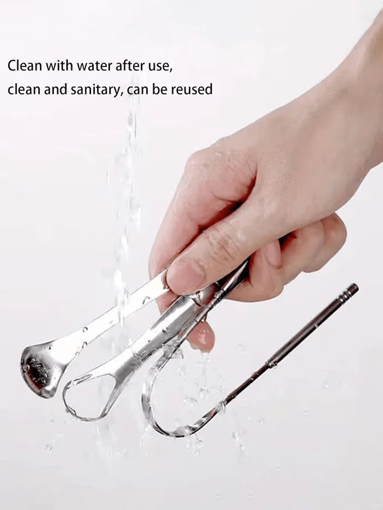 Premium Stainless Steel 1/2/3/ - огляд і ціна Tongue Scraper Metal