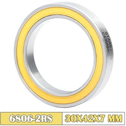 6806-2RS Stainless Bearing 30*42*7 mm ( 1 PC ) ABEC-5 6806 RS Bicycle BB30 Bracket Bottom 30 42 7 Ceramic Balls Bearings