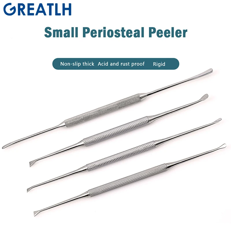 Medical Double Head Stainless Steel Periosteal Peeler Periosteum Soft Tissue Stripper Orthopedic Instruments pet