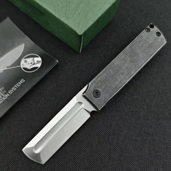 CR 5915 Outdoor Knives High Hardness  Straight High Gloss Mirror Collector Knife Camping Survival Knife Fruit Knife