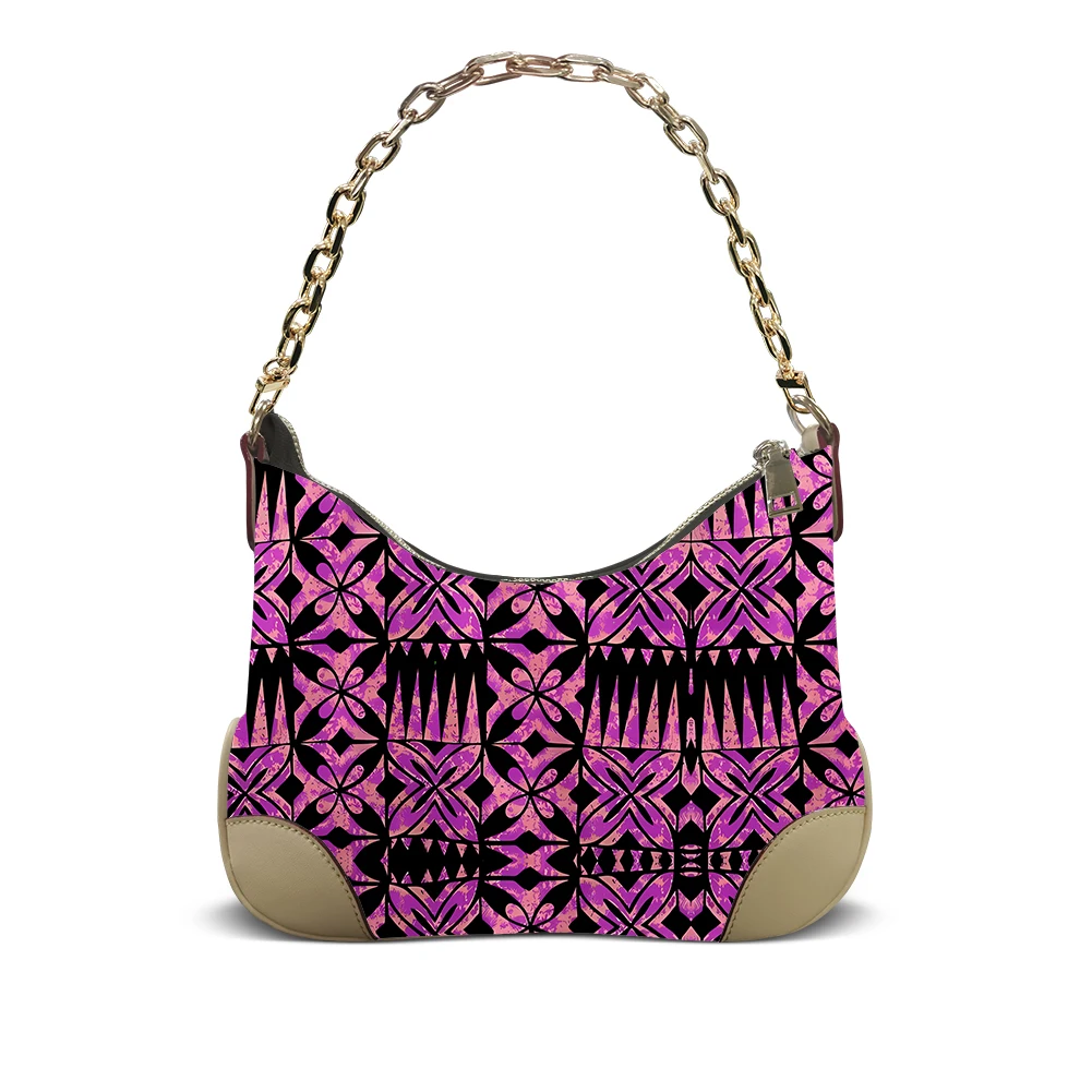 

Настраиваемая полинезийская женская сумка подмышками из гибискуса Samoa Bloom, городская пляжная повседневная минималистичная сумка