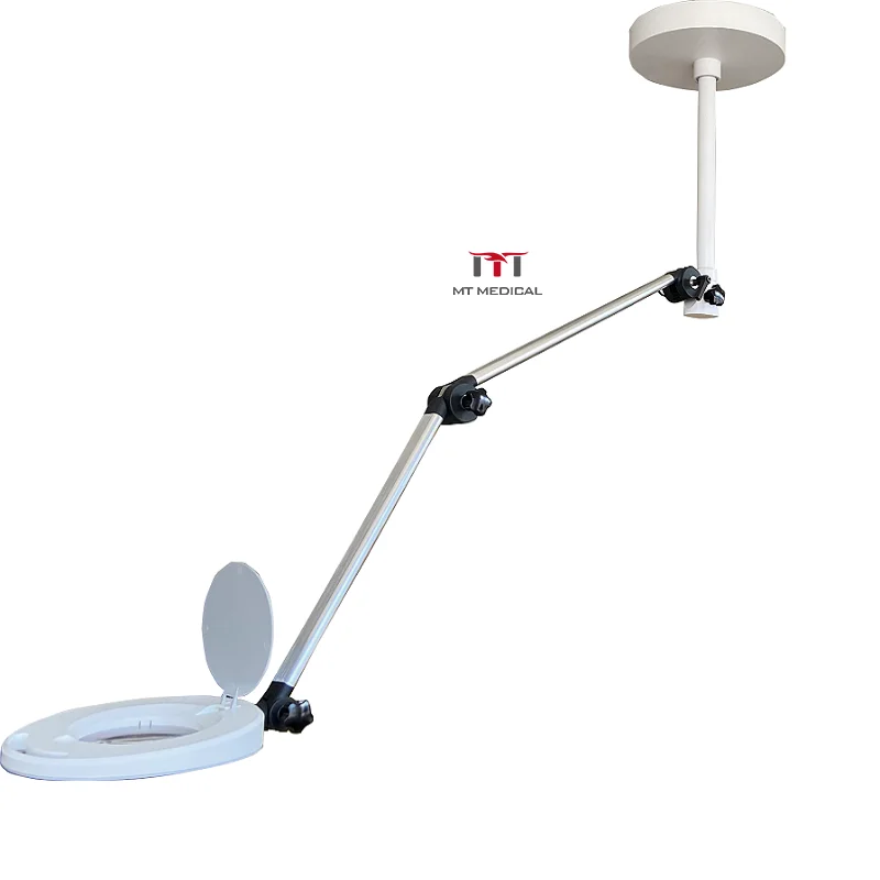 Beauty Salon Skin Examination Glass  LED Magnifying Ceiling Lamp